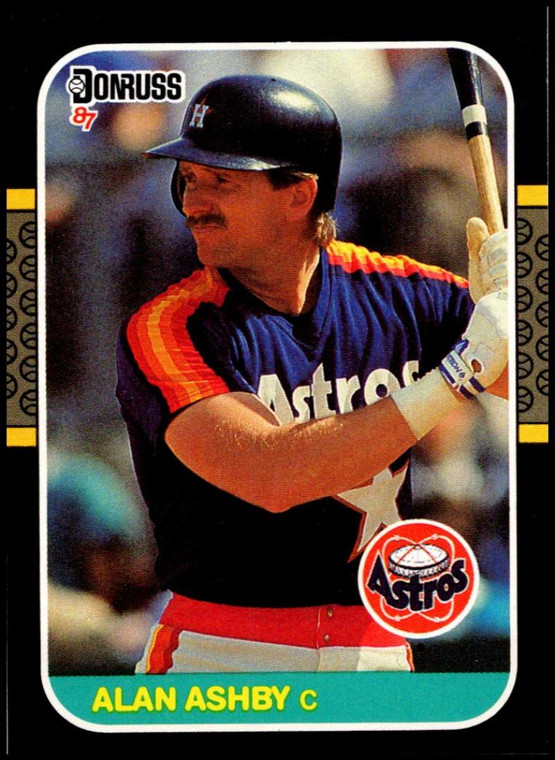 1987 Donruss #332 Alan Ashby UER VG Houston Astros 