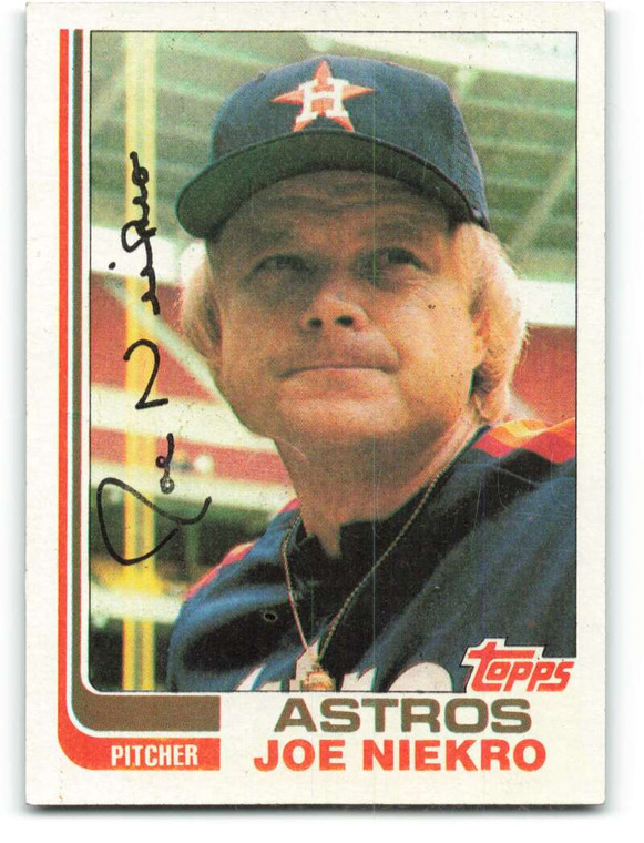 1982 Topps #611 Joe Niekro VG Houston Astros 