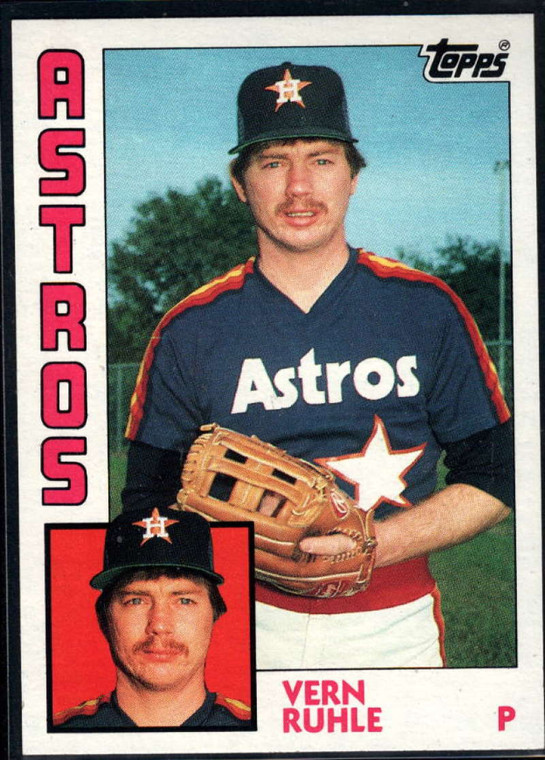 1984 Topps #328 Vern Ruhle VG Houston Astros 