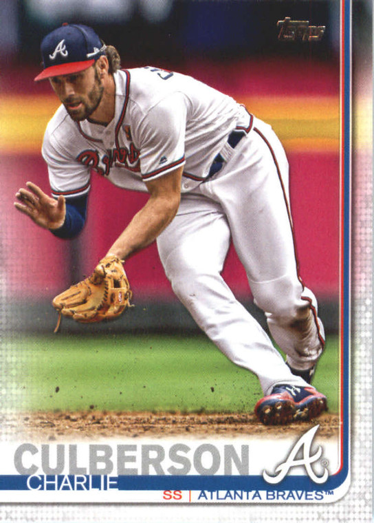 2019 Topps #369 Charlie Culberson NM-MT Atlanta Braves 