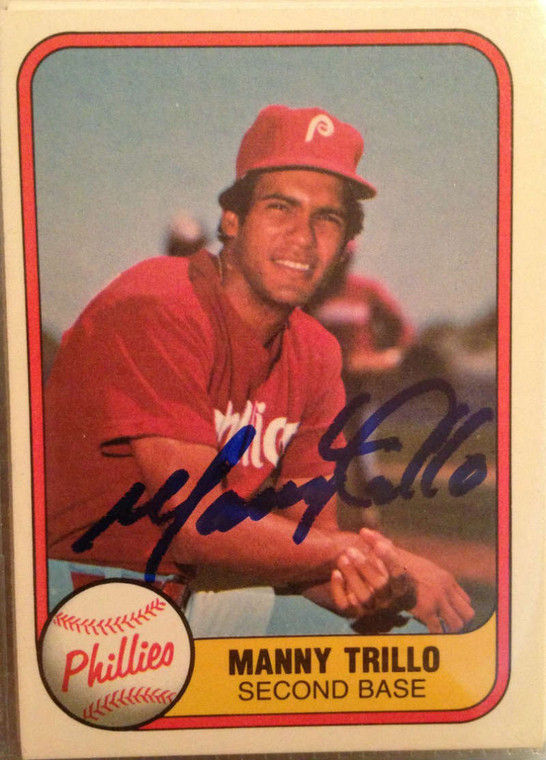 Manny Trillo Autographed 1981 Fleer #3