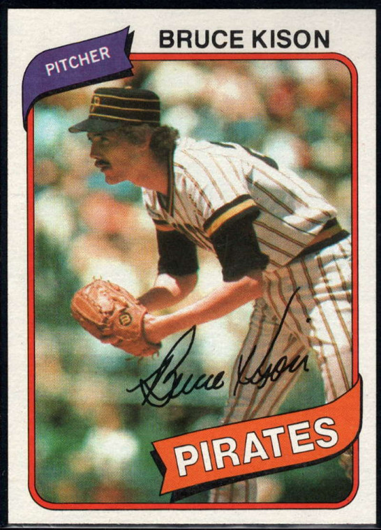 1980 Topps #28 Bruce Kison VG Pittsburgh Pirates 