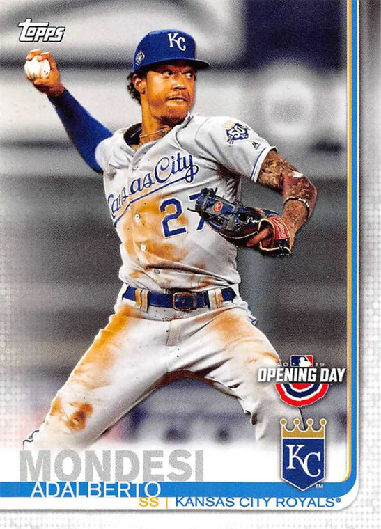 2019 Topps Opening Day #7 Adalberto Mondesi NM-MT Kansas City Royals 