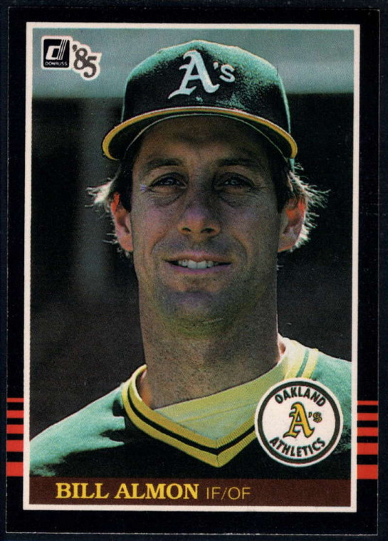 1985 Donruss #589 Bill Almon VG Oakland Athletics 
