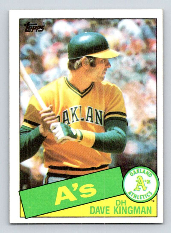1985 Topps #730 Dave Kingman VG Oakland Athletics 