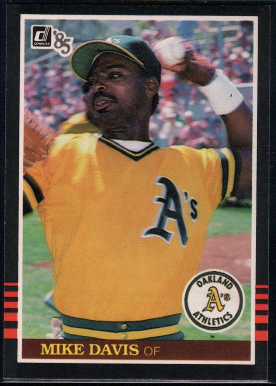 1985 Donruss #223 Mike Davis VG Oakland Athletics 
