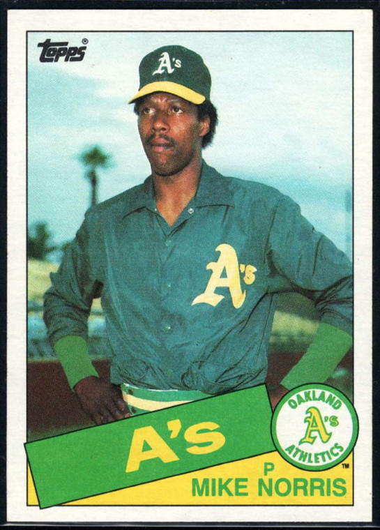 1985 Topps #246 Mike Norris VG Oakland Athletics 