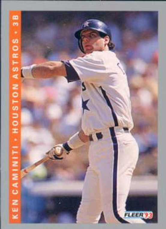 1993 Fleer #432 Ken Caminiti VG Houston Astros 