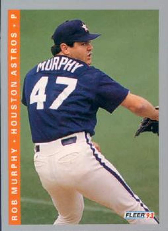 1993 Fleer #439 Rob Murphy VG Houston Astros 