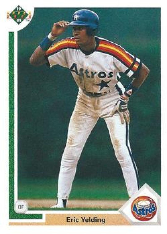 1991 Upper Deck #197 Eric Yelding VG Houston Astros 