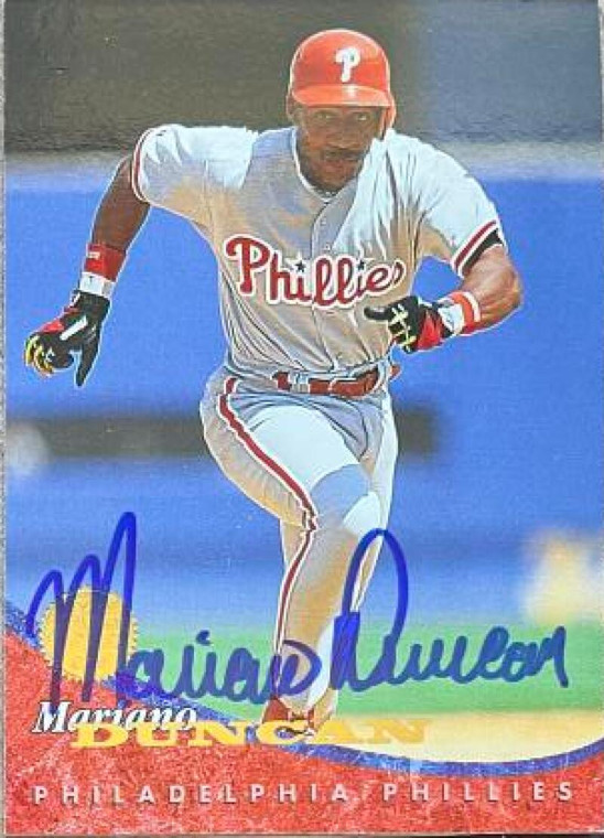 Mariano Duncan Autographed 1994 Leaf #11