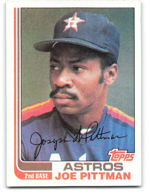 1982 Topps #119 Joe Pittman VG Houston Astros 