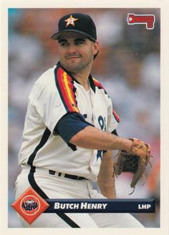 1993 Donruss #348 Butch Henry VG Houston Astros 