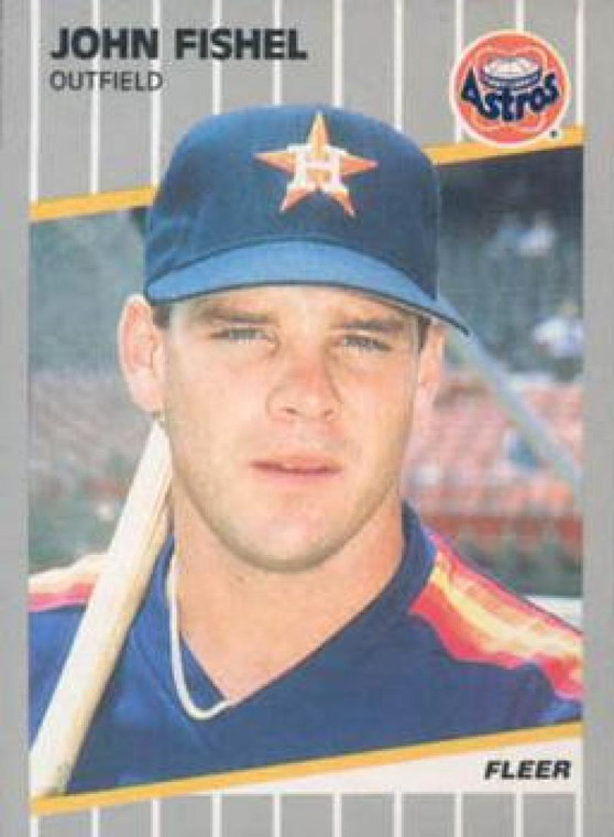 1989 Fleer #358 John Fishel VG Houston Astros 