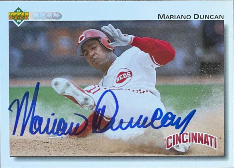 Mariano Duncan Autographed 1992 Upper Deck #659