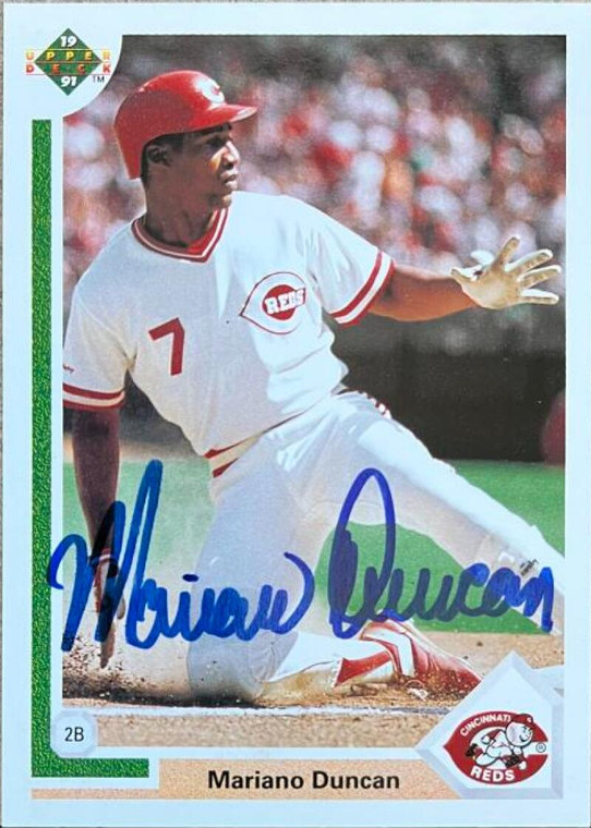 Mariano Duncan Autographed 1991 Upper Deck #112