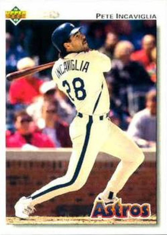 1992 Upper Deck #759 Pete Incaviglia VG Houston Astros 