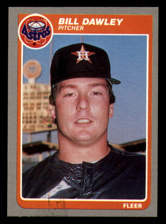 1985 Fleer #348 Bill Dawley VG Houston Astros 