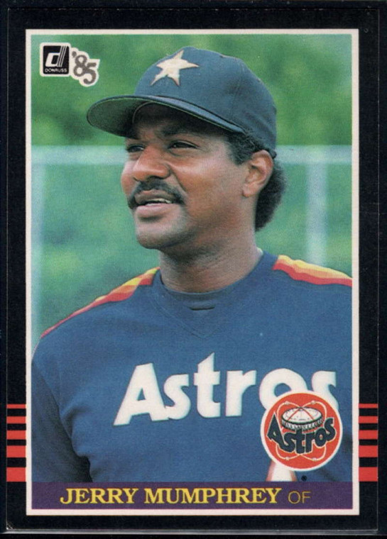 1985 Donruss #206 Jerry Mumphrey VG Houston Astros 