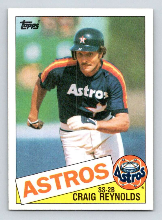1985 Topps #156 Craig Reynolds VG Houston Astros 