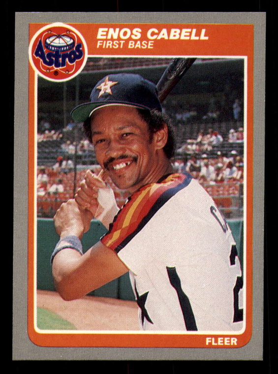 1985 Fleer #346 Enos Cabell VG Houston Astros 