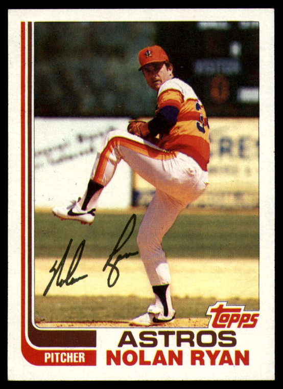 1982 Topps #90 Nolan Ryan VG Houston Astros 