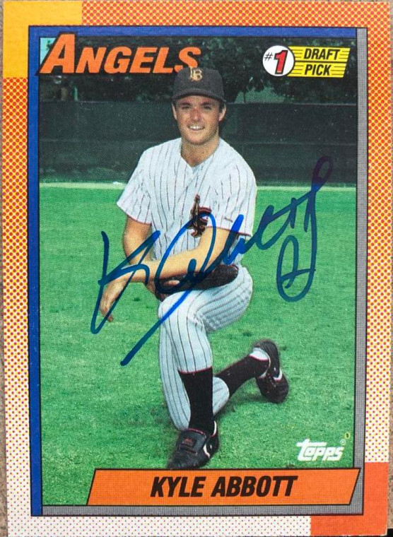 Kyle Abbott Autographed 1990 Topps #444