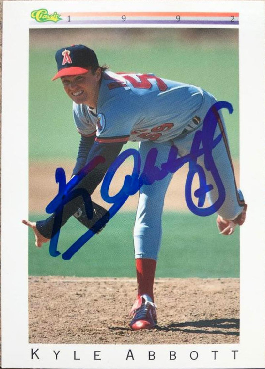 Kyle Abbott Autographed 1992 Classic I #T2