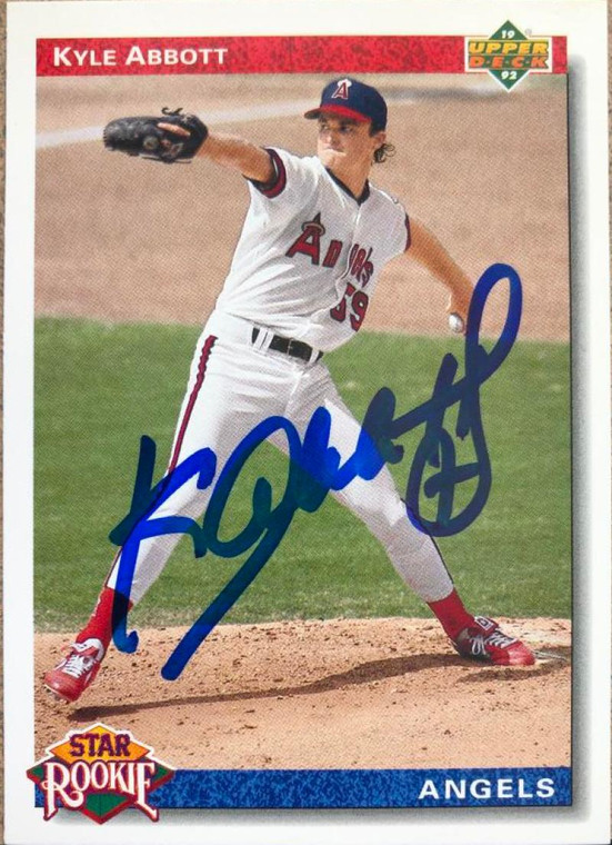 Kyle Abbott Autographed 1992 Upper Deck #8