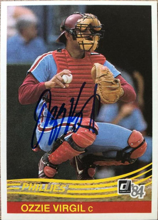 Ozzie Virgil Autographed 1984 Donruss #326