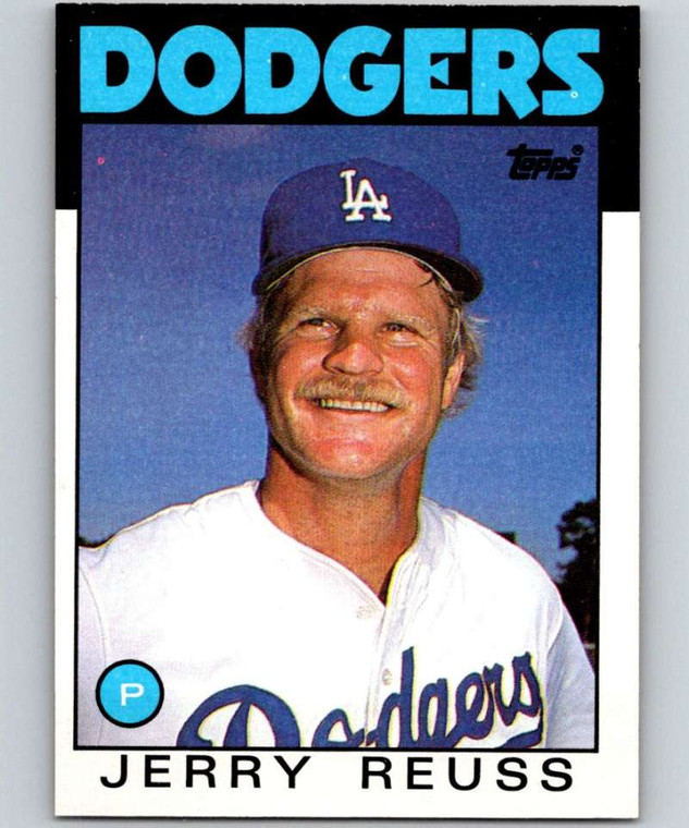 1986 Topps #577 Jerry Reuss VG Los Angeles Dodgers 