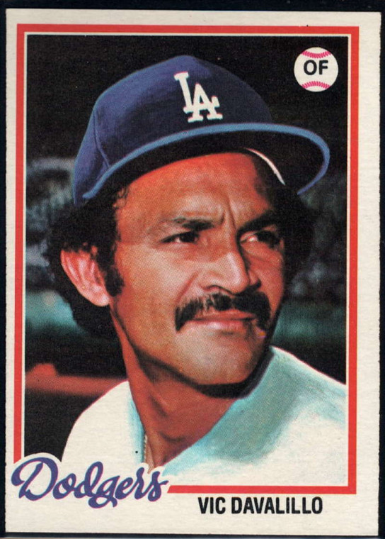 1978 Topps #539 Vic Davalillo DP COND Los Angeles Dodgers 