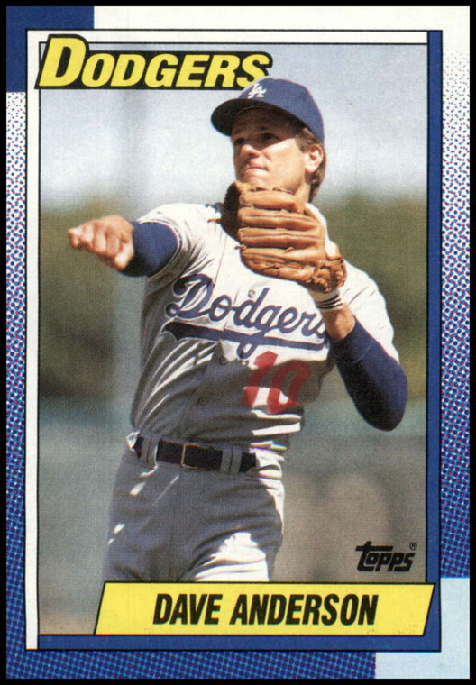 1990 Topps #248 Dave Anderson VG Los Angeles Dodgers 