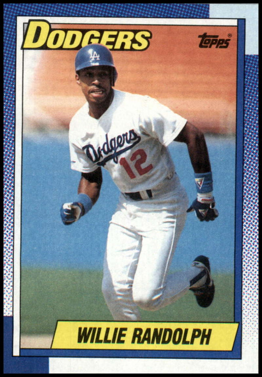 1990 Topps #25 Willie Randolph VG Los Angeles Dodgers 