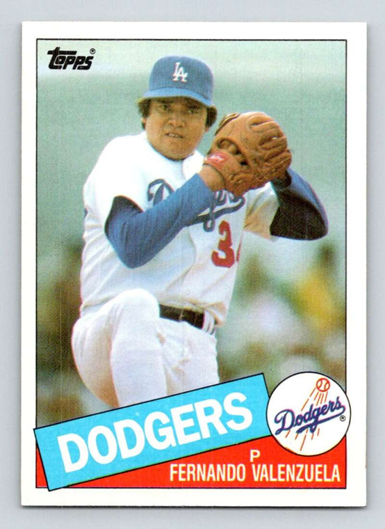 1985 Topps #440 Fernando Valenzuela VG Los Angeles Dodgers 
