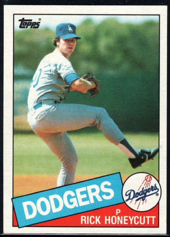 1985 Topps #174 Rick Honeycutt VG Los Angeles Dodgers 