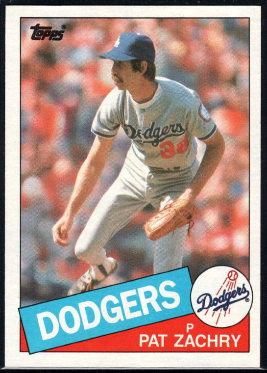 1985 Topps #57 Pat Zachry VG Los Angeles Dodgers 
