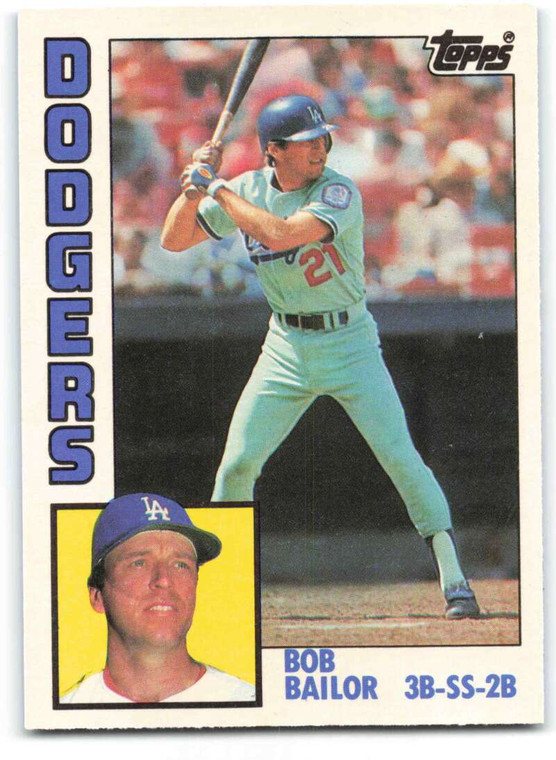 1984 Topps Traded #4T Bob Bailor VG Los Angeles Dodgers 