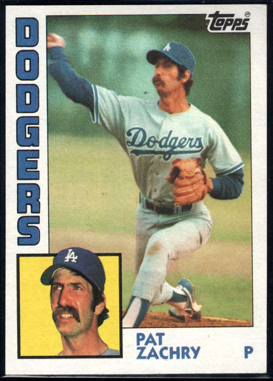 1984 Topps #747 Pat Zachry VG Los Angeles Dodgers 