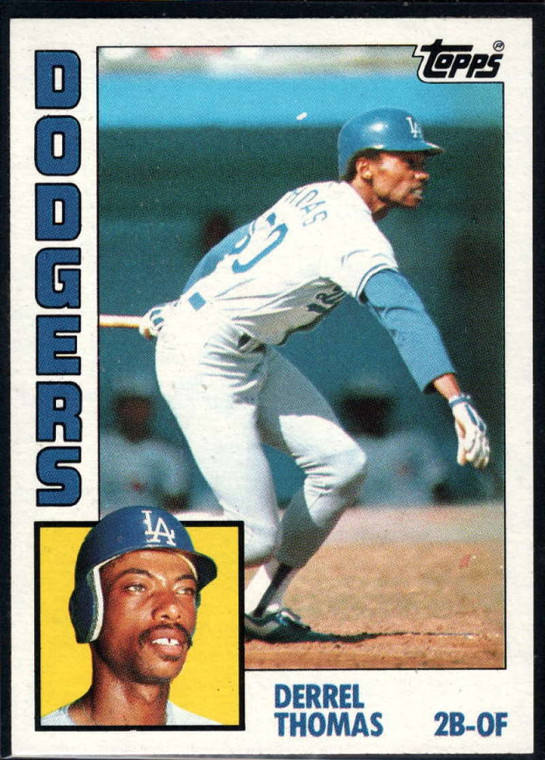 1984 Topps #583 Derrel Thomas VG Los Angeles Dodgers 