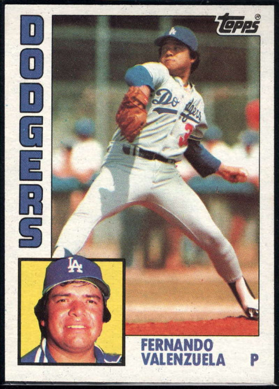 1984 Topps #220 Fernando Valenzuela VG Los Angeles Dodgers 