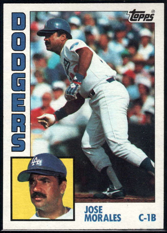 1984 Topps #143 Jose Morales VG Los Angeles Dodgers 