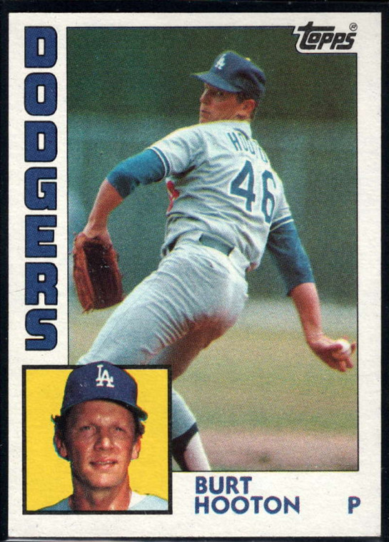 1984 Topps #15 Burt Hooton VG Los Angeles Dodgers 