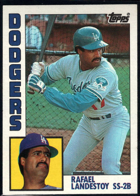 1984 Topps #477 Rafael Landestoy VG Los Angeles Dodgers 