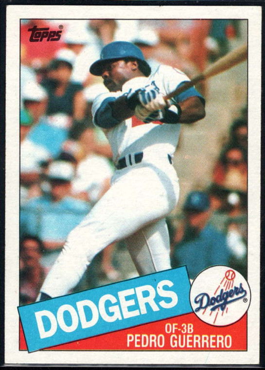 SOLD 21681 1985 Topps #575 Pedro Guerrero VG Los Angeles Dodgers 