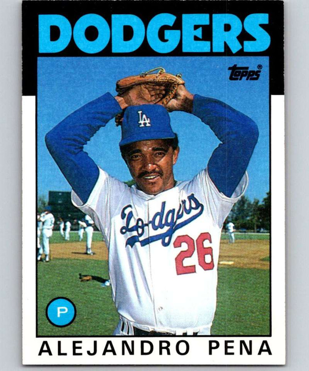 1986 Topps #665 Alejandro Pena VG Los Angeles Dodgers 