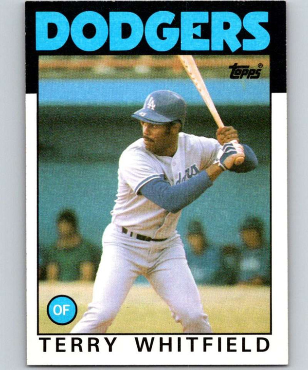 1986 Topps #318 Terry Whitfield VG Los Angeles Dodgers 