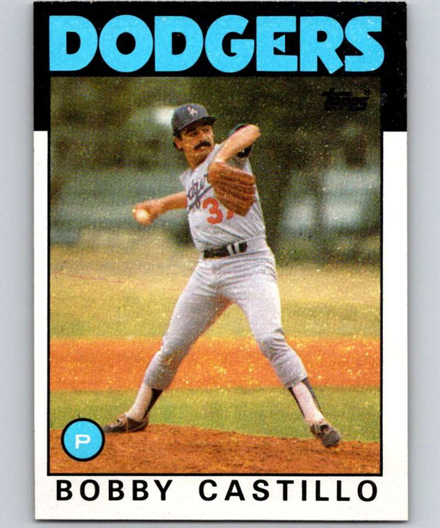 1986 Topps #252 Bobby Castillo VG Los Angeles Dodgers 