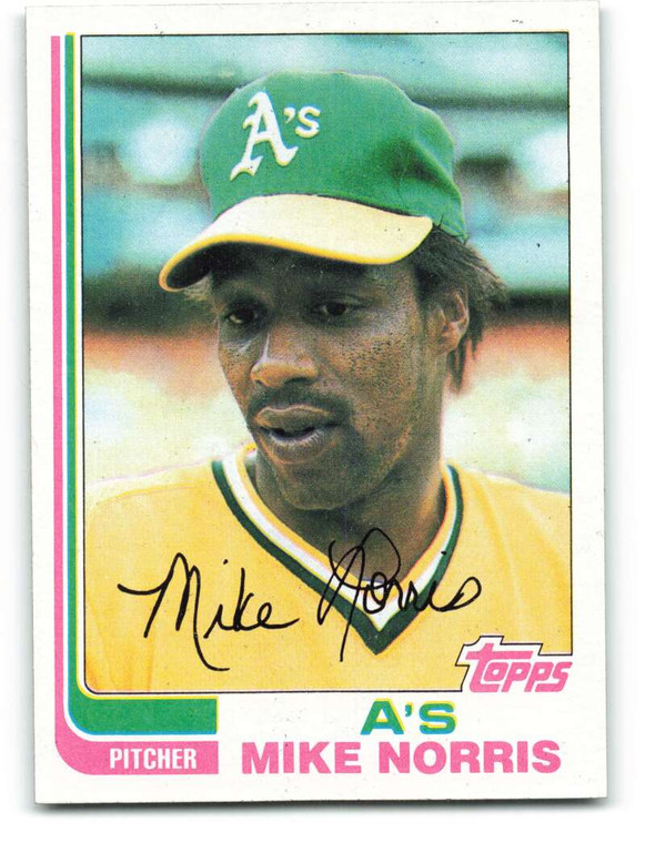 1982 Topps #370 Mike Norris VG Oakland Athletics 