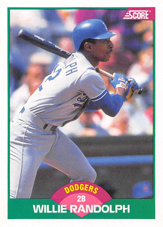 1989 Score Rookie/Traded #41T Willie Randolph VG Los Angeles Dodgers 